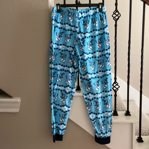 Disney Sz S (4-6) Frozen Olaf Jogger Sleep Pants - Picture 2 of 14